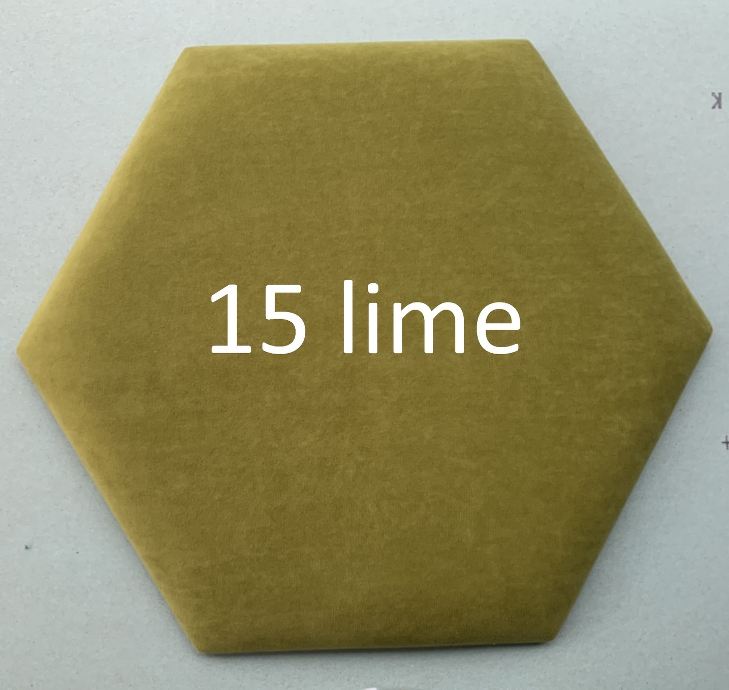Цвет панелей 15 lime